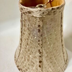 Satin and Fabric Lamp Shade